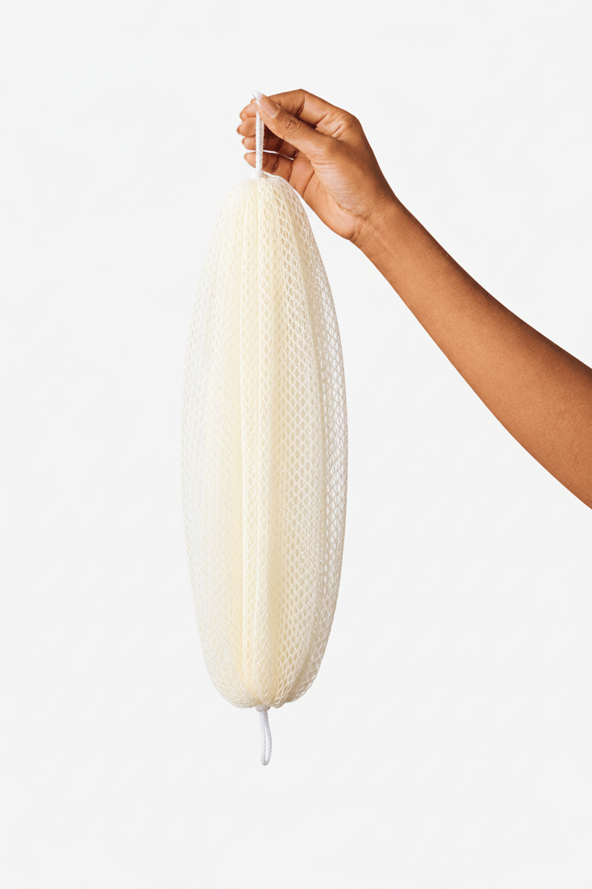 African Net Sponge - Off White Shadowless