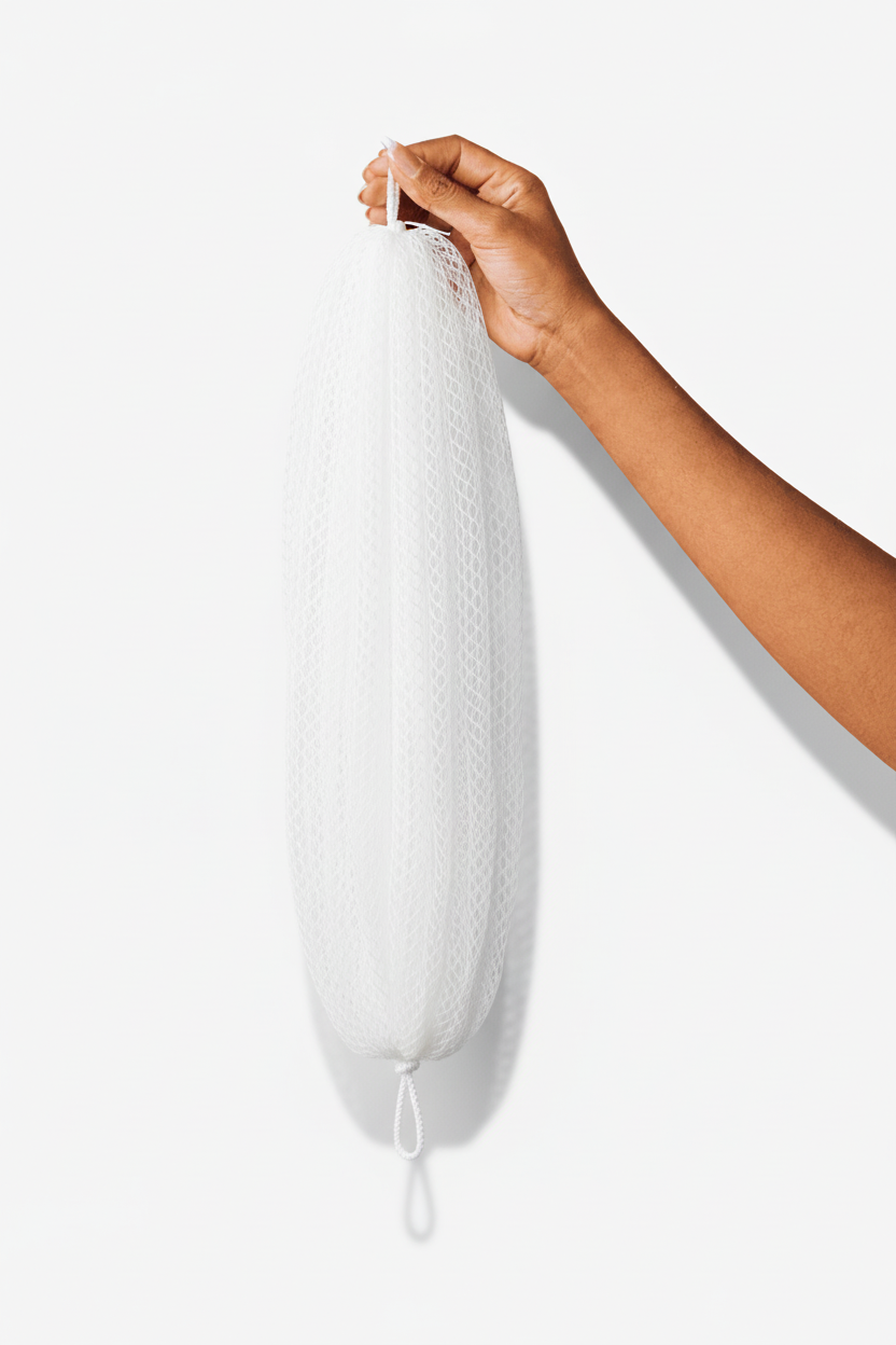 African Net Sponge - White