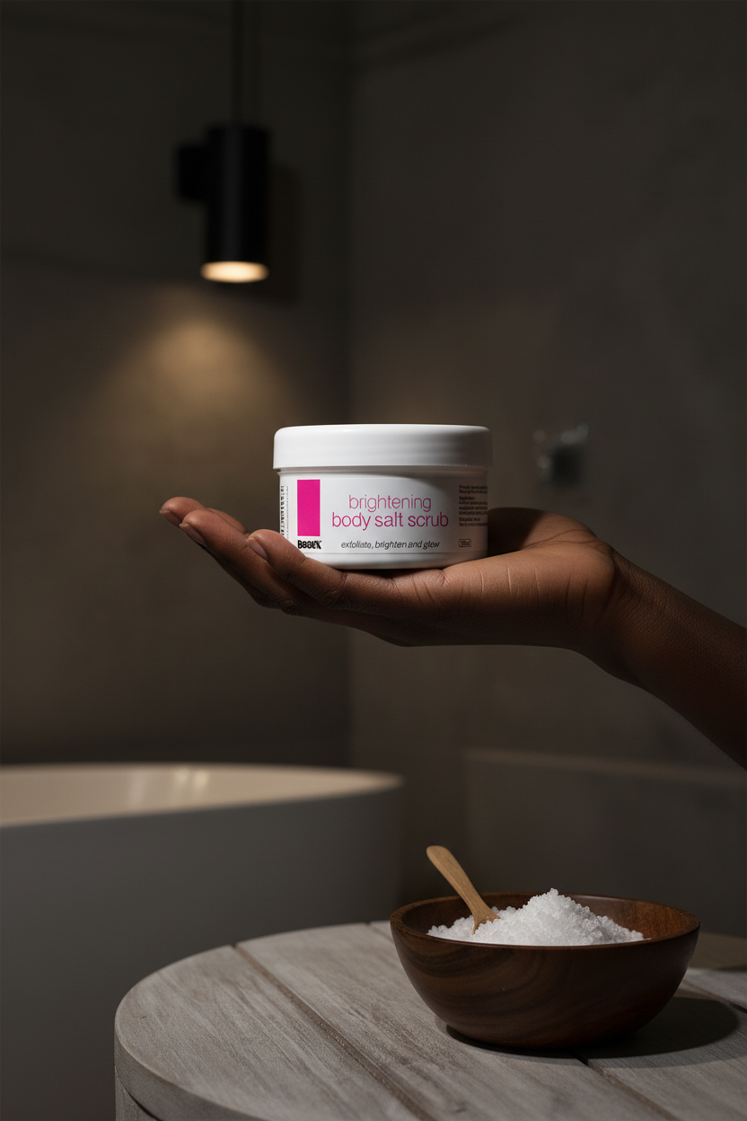 Basix Brightening Body Salt Scrub - African Hand