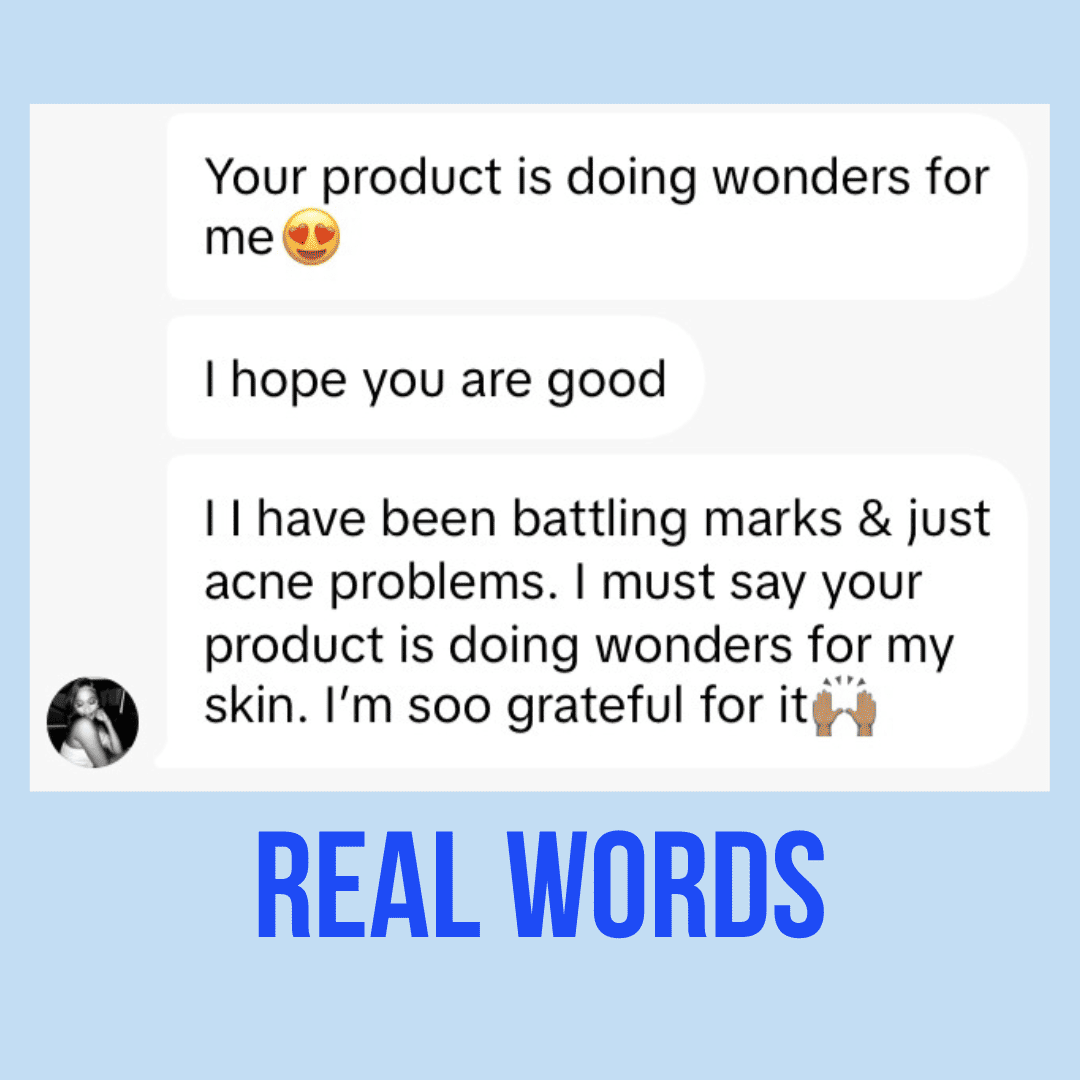 Customer testimonial for Basix Skin Repair Cream